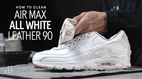 cleaning Nike Air Max sneakers